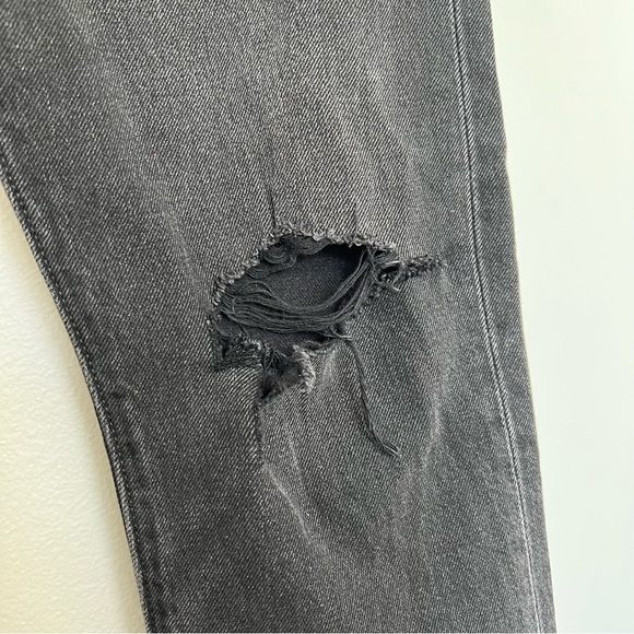 Levi's Big E Premium 501 S Jeans - Faded Black Wash - Grunge Streetwear -Size 27 - Picture 8 of 15